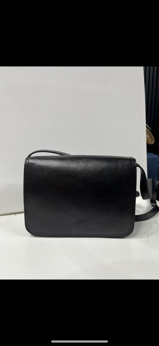 NOWOŚĆ Torebka Vezze skóra naturalna Czarny.