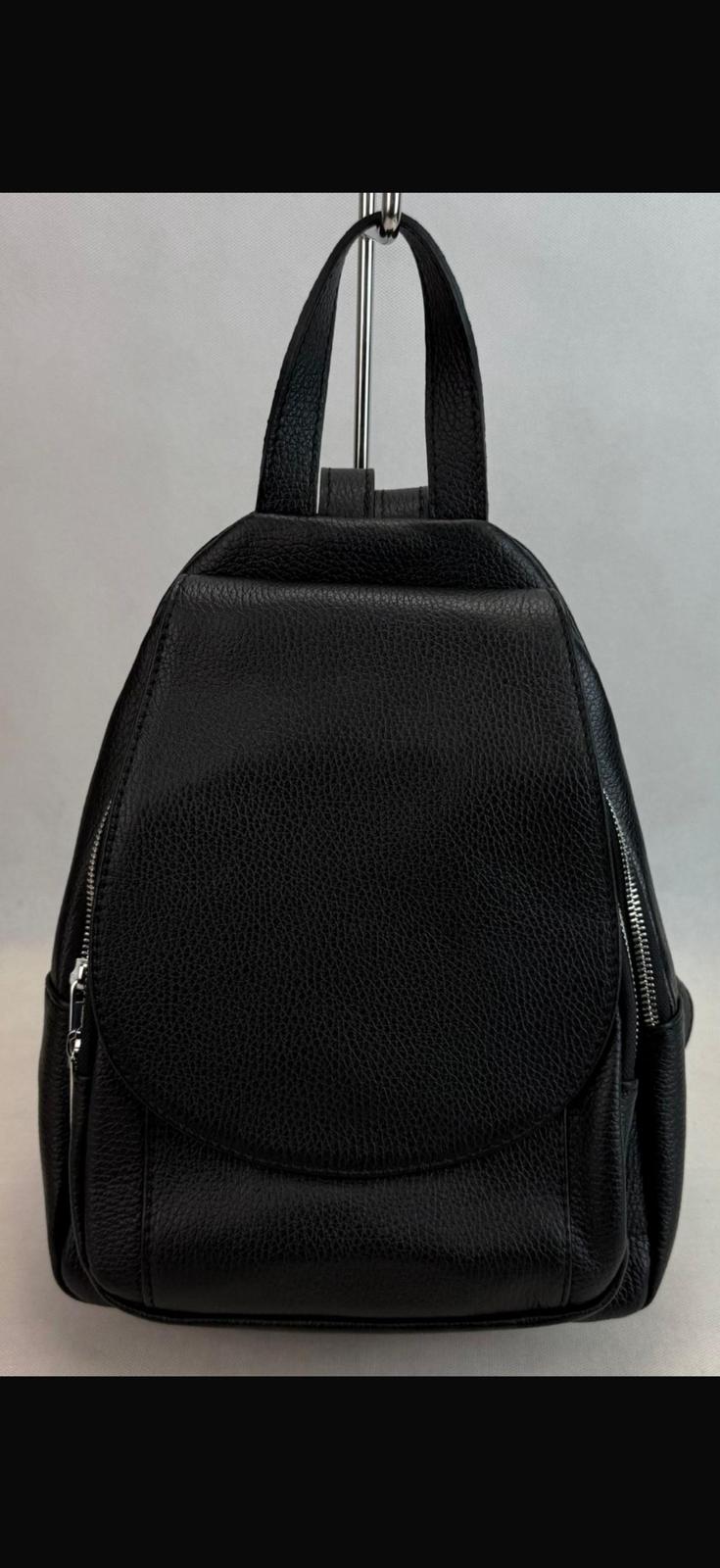 NOWOŚĆ Plecak skóra naturalna ITALY CZARNY