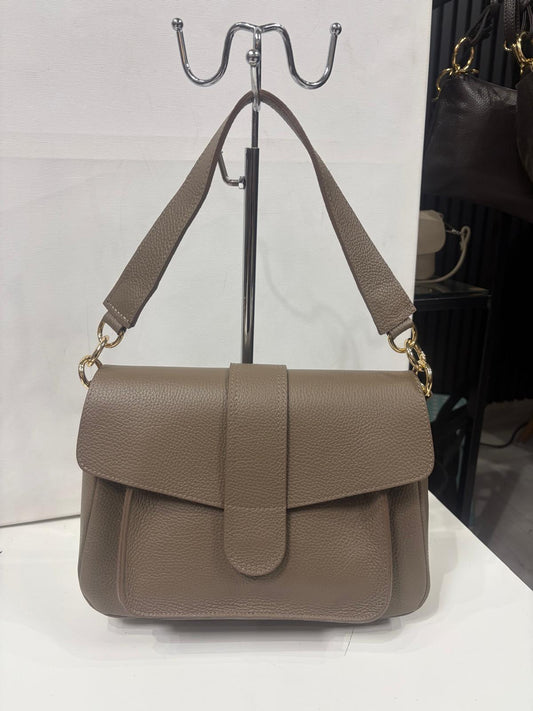 NOWOŚĆ VEZZE skóra naturalna Taupe