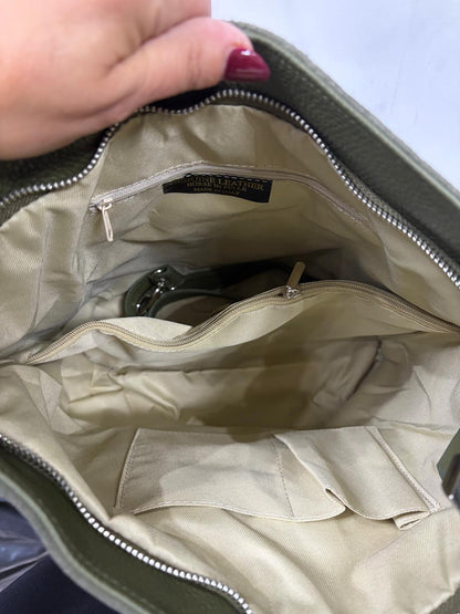 NOWOŚĆ Torebka Vezze zamsz naturalny Granat