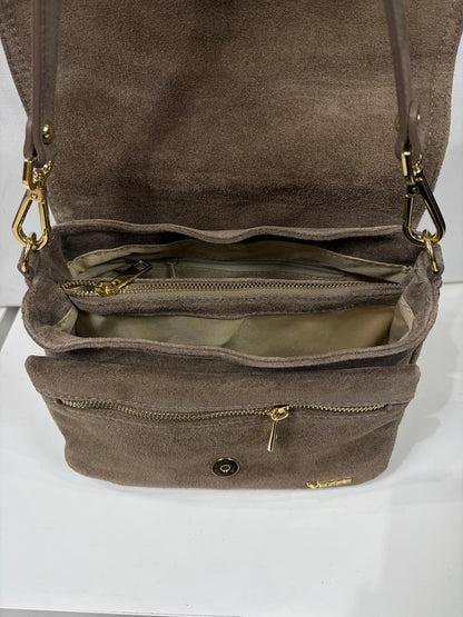 NOWOŚĆ Torebka Vezze zamsz naturalny Fango