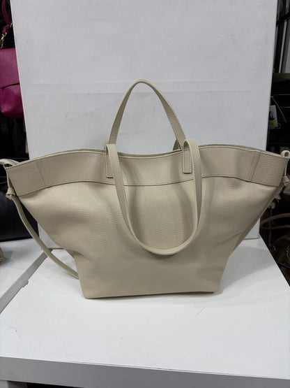 NOWOŚĆ TOREBKA MASSIMO CONTTI SKÓRA NATURALNA JASNY BEŻ