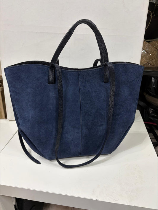 NOWOŚĆ VEZZE zamsz naturalny granat.