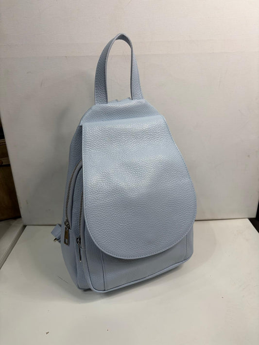 NOWOŚĆ  Vezze Plecak skóra naturalna Błękit