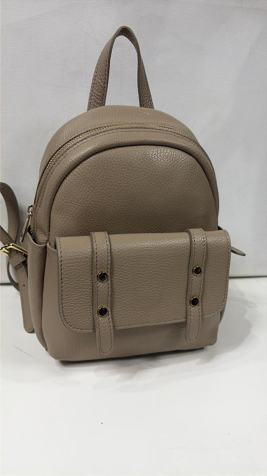 NOWOŚĆ  Vezze Plecak skóra naturalna Taupe