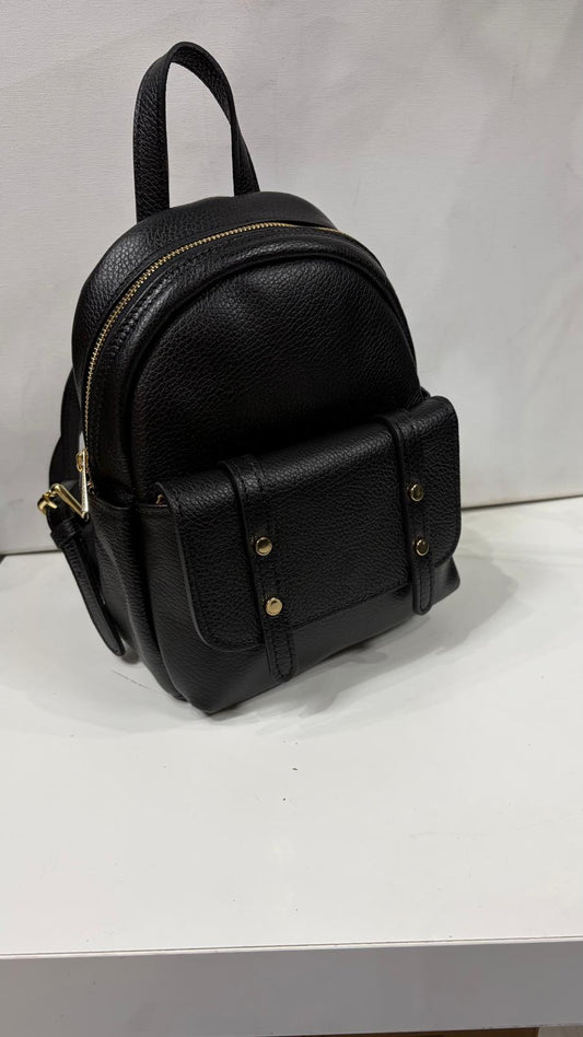 NOWOŚĆ  Vezze Plecak skóra naturalna Czarny