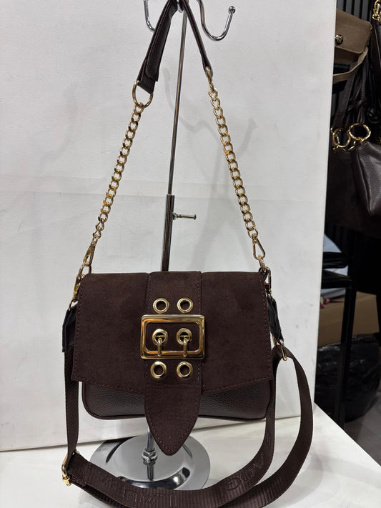 NOWOŚĆ Laura Biaggi skóra ekologiczna Czekolada