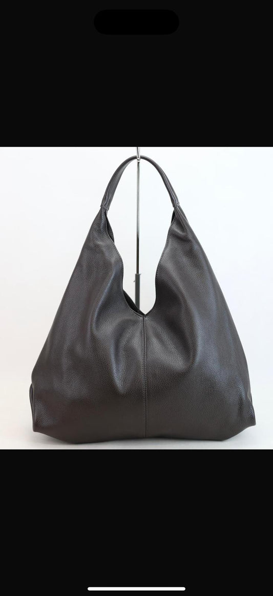 NOWOŚĆ Torebka Vezze skóra naturalna Czekolada