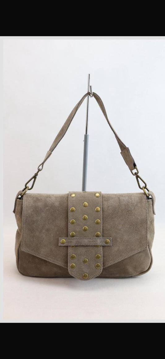 NOWOŚĆ Torebka Vezze zamsz naturalny Fango