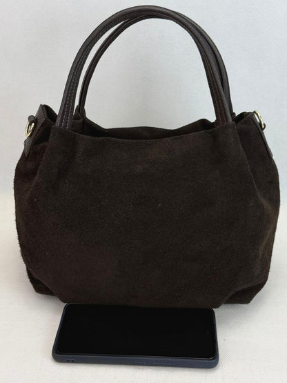 NOWOŚĆ VEZZE zamsz naturalny czekolada