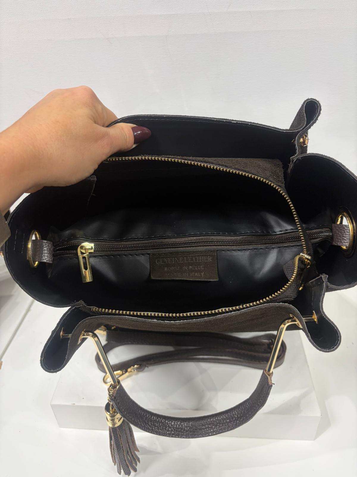 NOWOŚĆ VEZZE zamsz naturalny czekolada