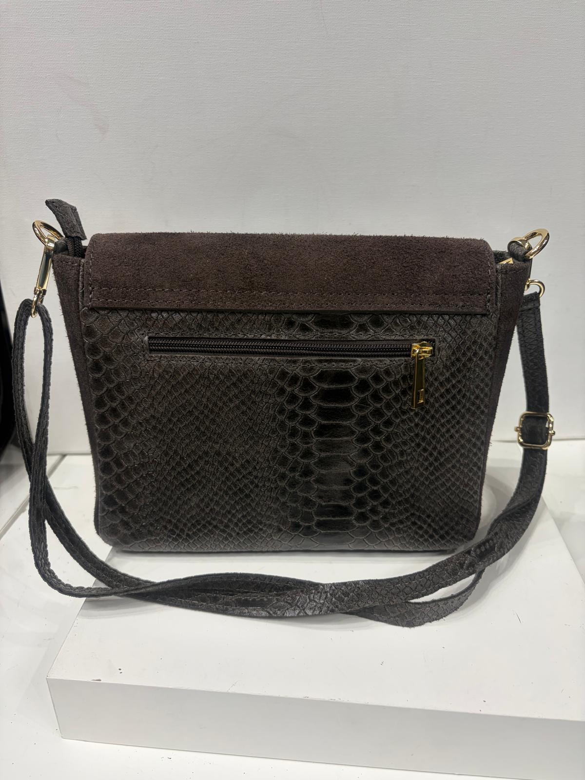 NOWOŚĆ VEZZE zamsz naturalny skóra naturalna czekolada