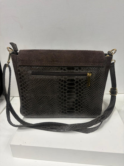 NOWOŚĆ VEZZE zamsz naturalny skóra naturalna czekolada