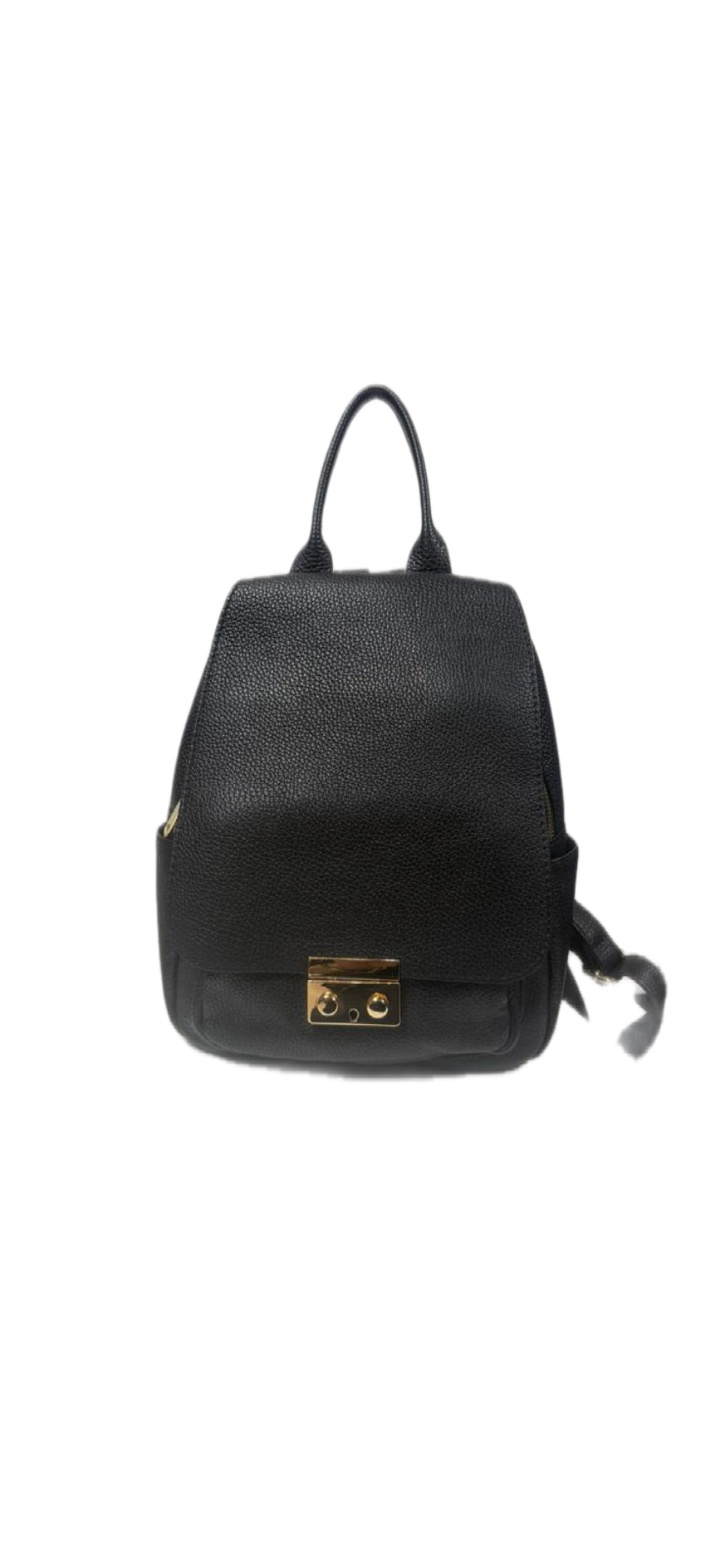 Nowość Włoska plecak skóra z zamsze VEZZE czarny