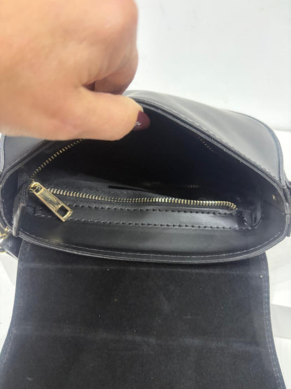 NOWOŚĆ Torebka zamsz naturalny + skóra naturalna czarna włoska