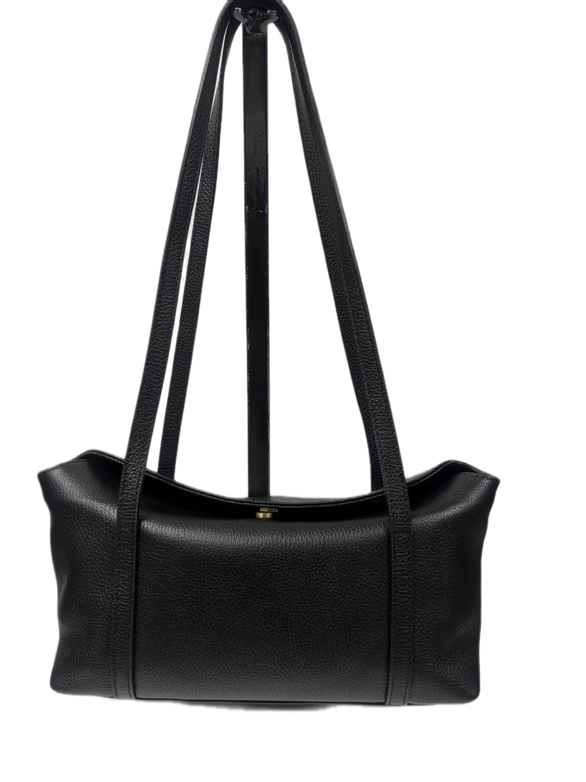 NOWOŚĆ Torebka skóra naturalna czarna włoska