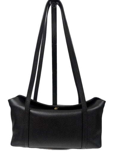 NOWOŚĆ Torebka skóra naturalna czarna włoska