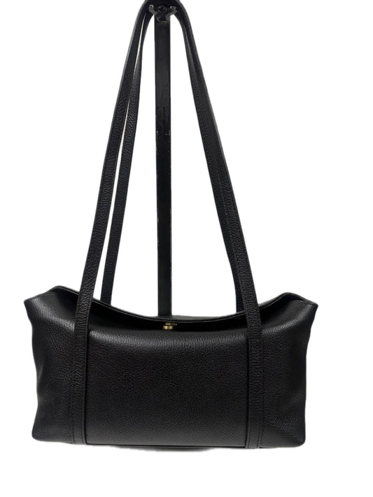 NOWOŚĆ Torebka skóra naturalna czarna włoska