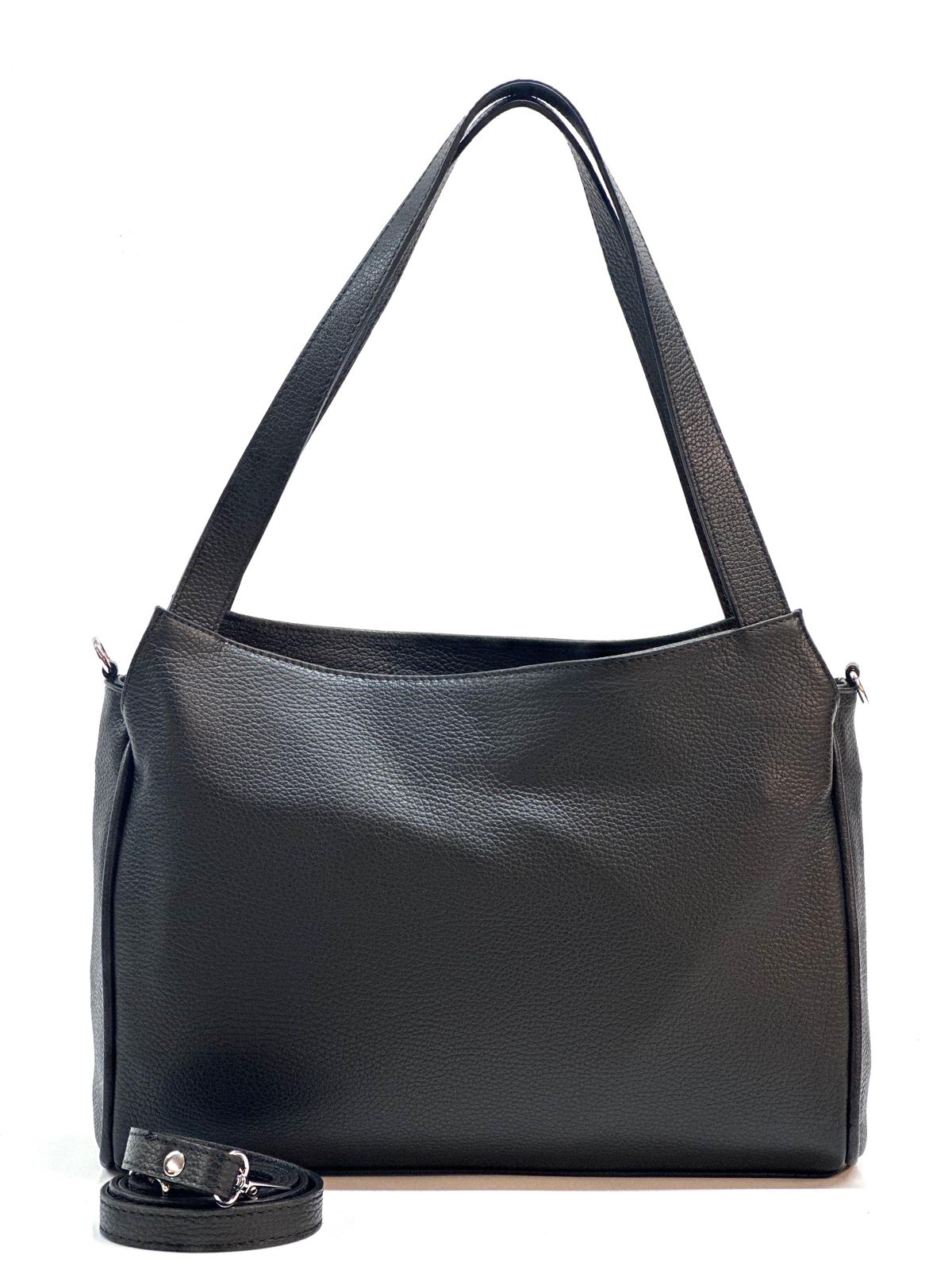 NOWOŚĆ ITALY Skóra Naturalna Czarna