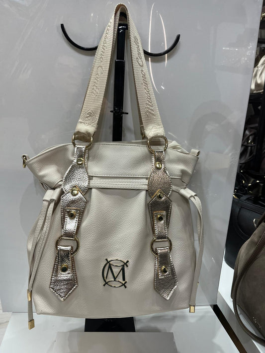 Laura Biaggi torba shopper JASNY BEŻ