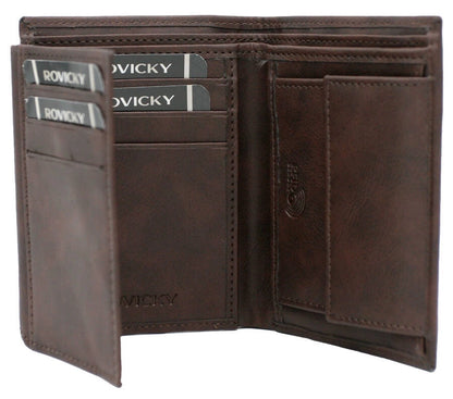 Nowość Zestaw męski, prezentowy portfel męski i pasek ROVICKI