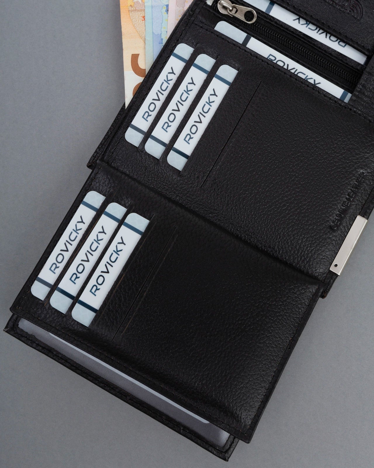 NOWOŚĆ PORTFEL MĘSKI skórzany