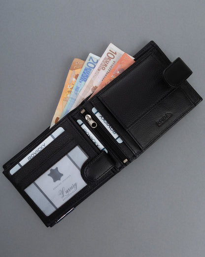 NOWOŚĆ PORTFEL MĘSKI skórzany