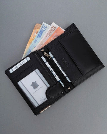 NOWOŚĆ PORTFEL MĘSKI skórzany