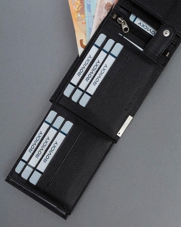 NOWOŚĆ PORTFEL MĘSKI skórzany